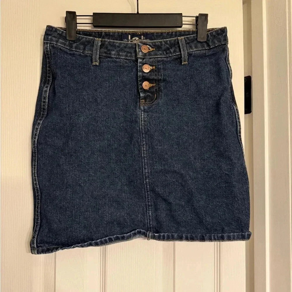 vintage levis denim skirt size 5 - Picture 7 of 7